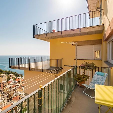 ריומאג'ורה Cinque Terre D'Amare Sea View Big Apartment For Travel Lovers מראה חיצוני תמונה