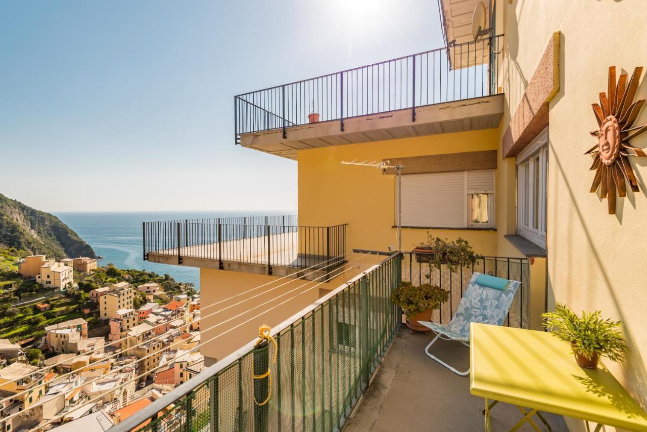 ריומאג'ורה Cinque Terre D'Amare Sea View Big Apartment For Travel Lovers מראה חיצוני תמונה