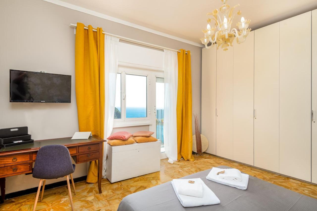 ריומאג'ורה Cinque Terre D'Amare Sea View Big Apartment For Travel Lovers מראה חיצוני תמונה